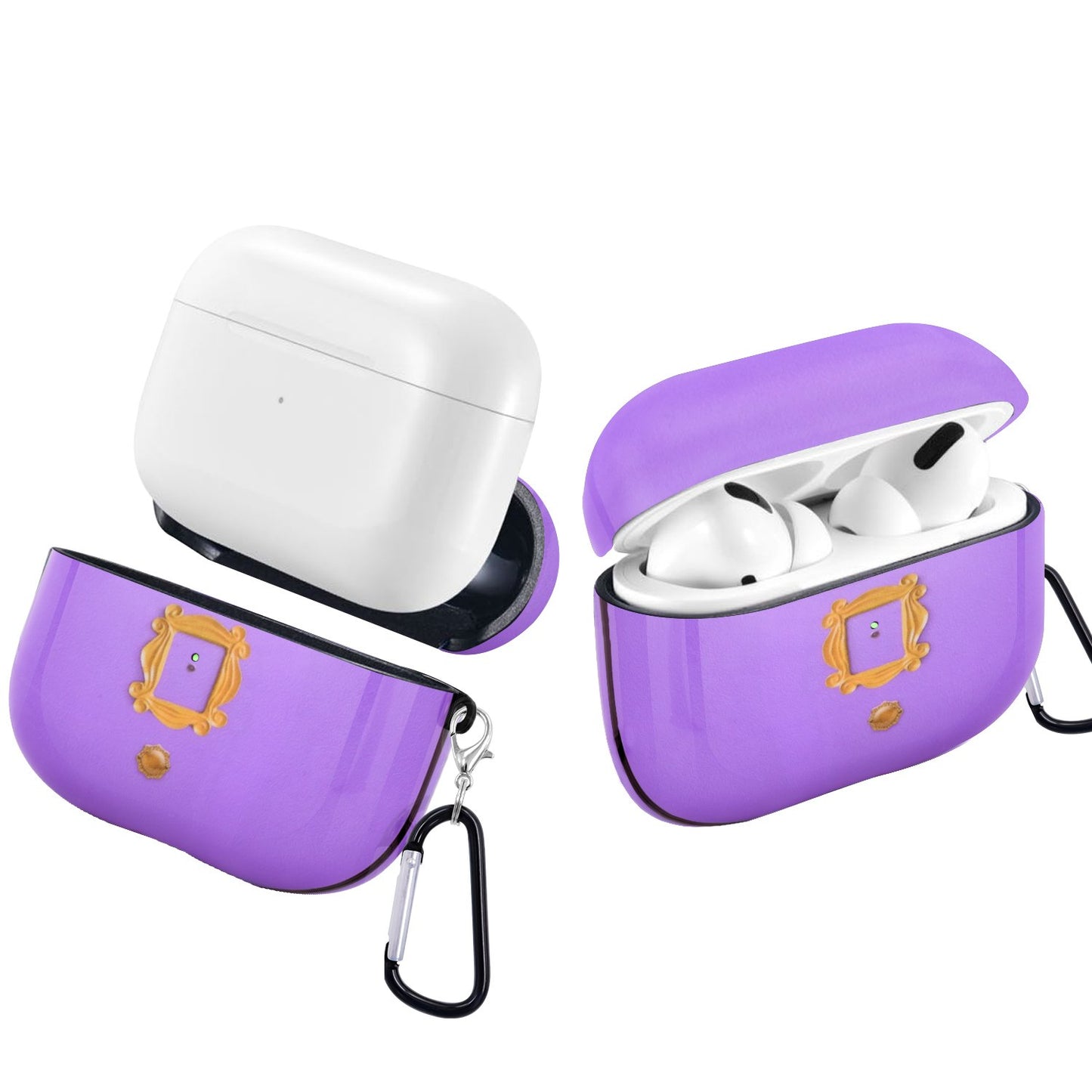 Friends Purple Door Gold Apple AirPods Pro / Pro 2 Case