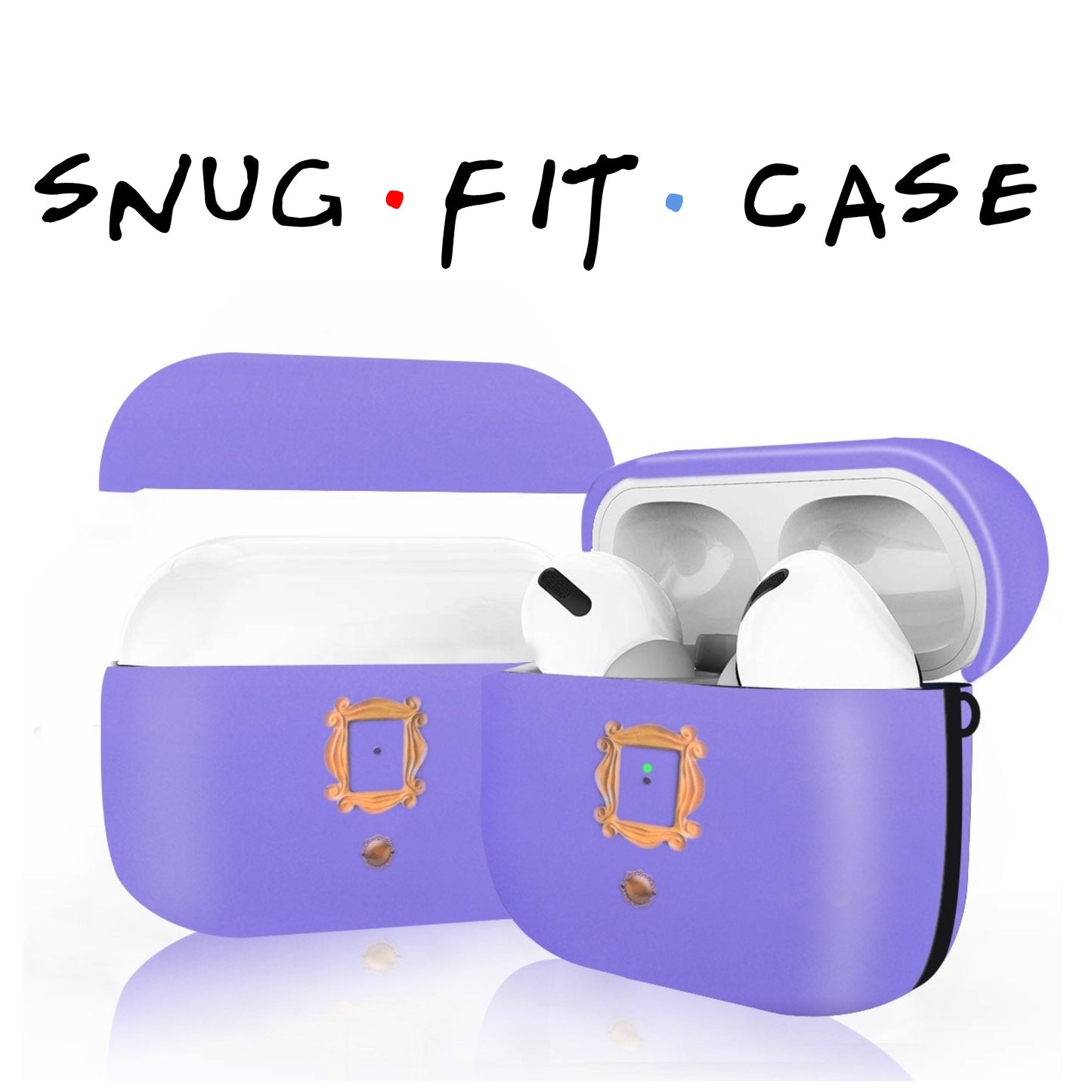 Friends Purple Door Gold Apple AirPods Pro / Pro 2 Case