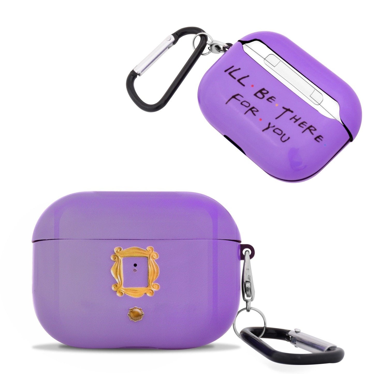 Friends Purple Door Gold Apple AirPods Pro / Pro 2 Case